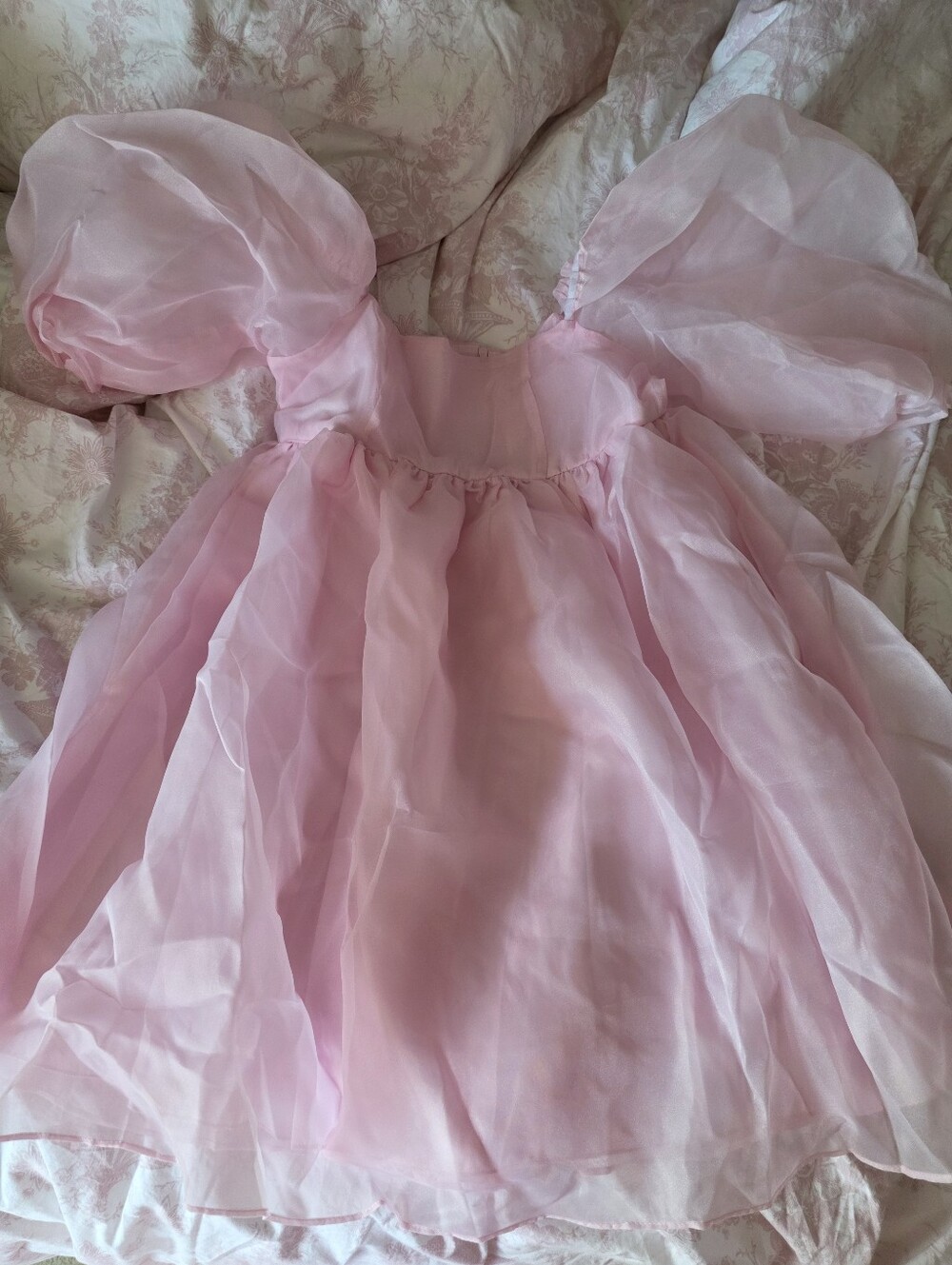 Puff Sleeve Baby Doll Dress